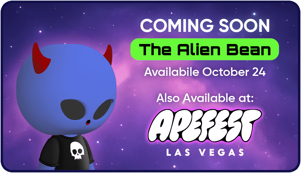Alien Boy Stardust Drip Banner
